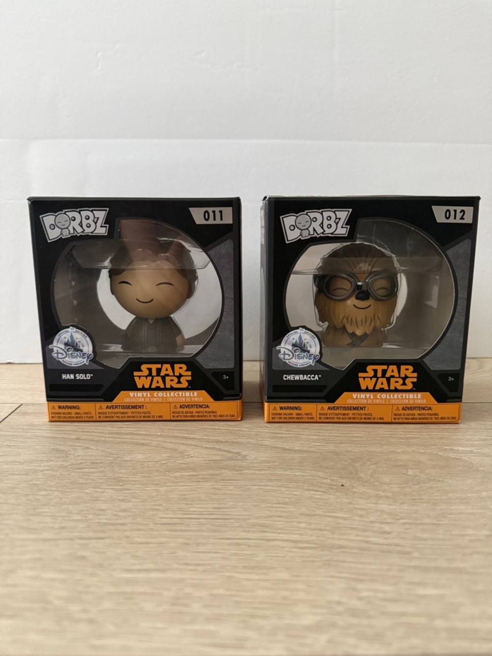 Funko Dorbz Star Wars Han Solo & Chewbacca - Black and Orange Packaging